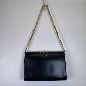 Pre-Owned Louis Vuitton Black & Gold Leather Designer Handbag