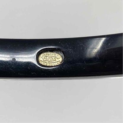 Pre-Owned Chanel Black Plastic Designer Jewelry