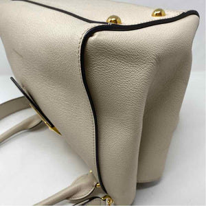 Pre-Owned Burberry White Leather Designer Handbag