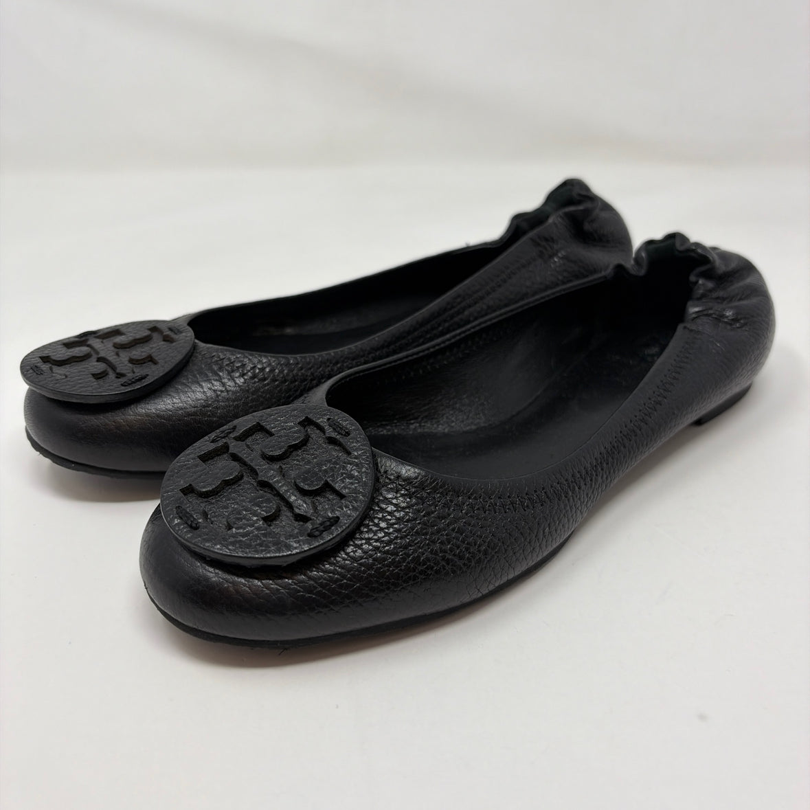 Pre-Owned Shoe Size 8.5 Tory Burch Black Flats