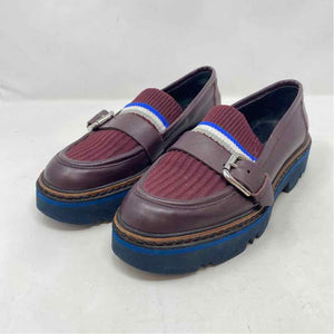 Pre-Owned Shoe Size 6.5 Pollini Burgundy Loafer