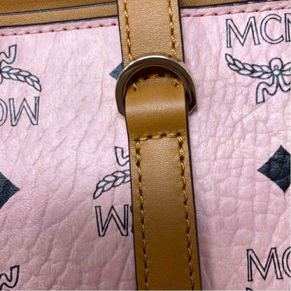 Pre-Owned MCM Pink Leather Designer Handbag