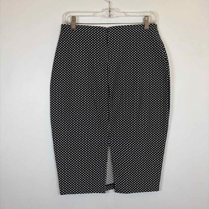 Pre-Owned Size 8/M Bailey 44 Blue Polka Dot Skirt
