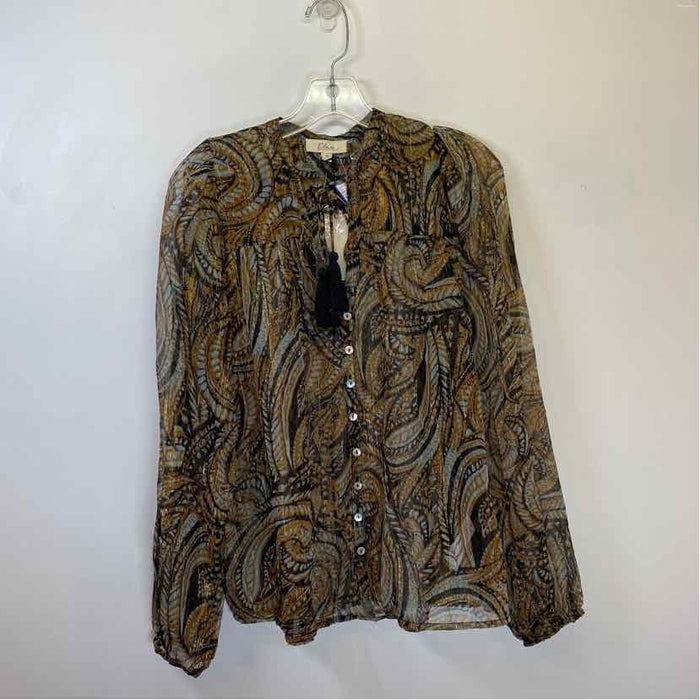 Pre-Owned Size M Elan paisley print Top