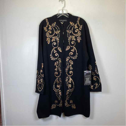 Pre-Owned Size XL Pamela McCoy Black Multi Jacket