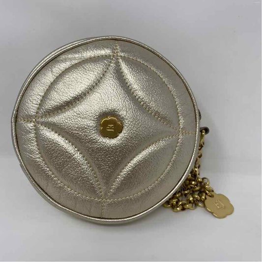 Pre-Owned Eric Javits Gold Fabric Handbag