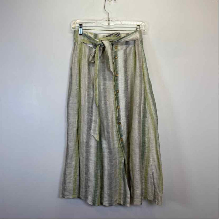 Pre-Owned Size S Boutique Stripe Multi Skirt