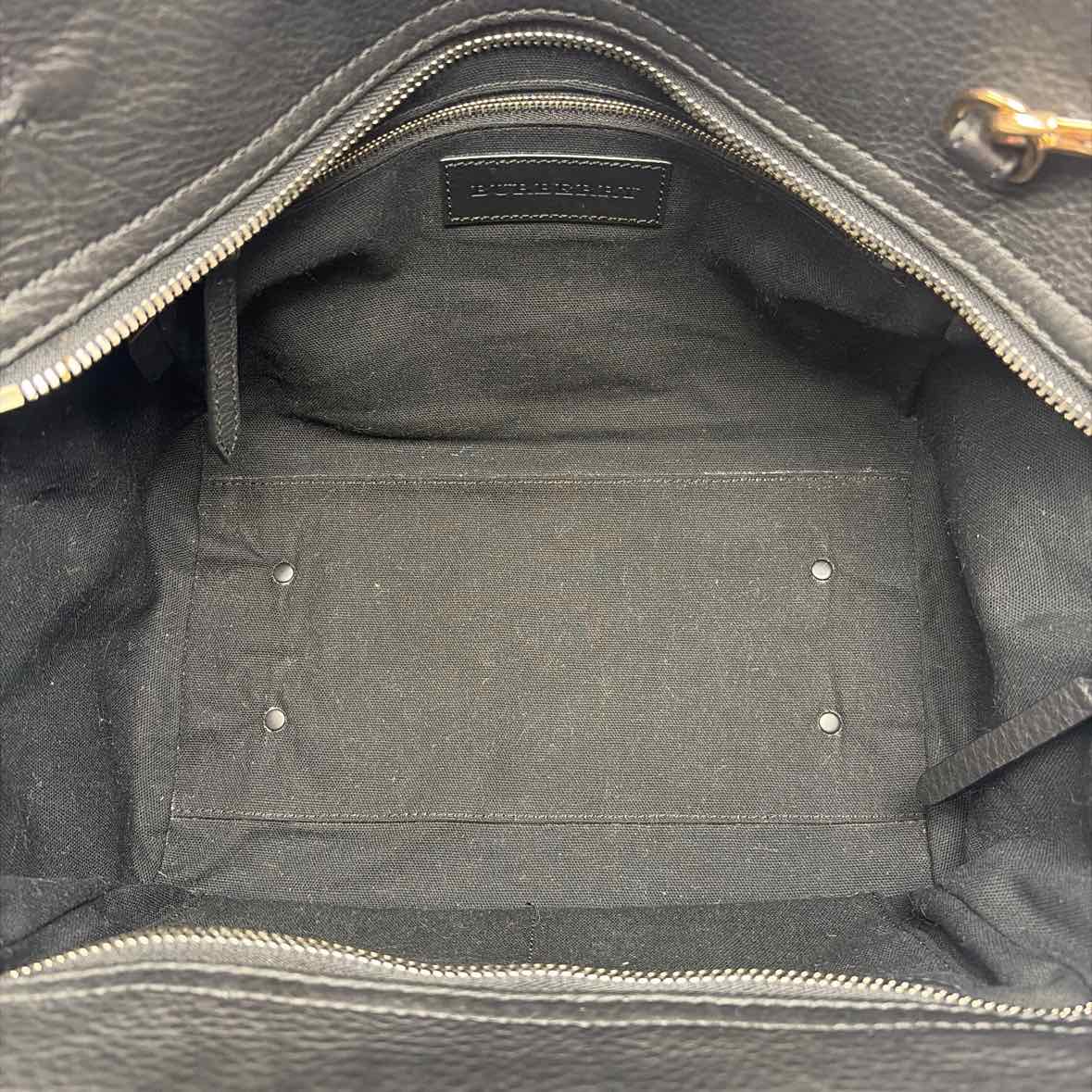 Pre-Owned Burberry Black Multi Leather Designer Handbag