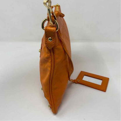 Pre-Owned Balenciaga Orange Leather Designer Handbag