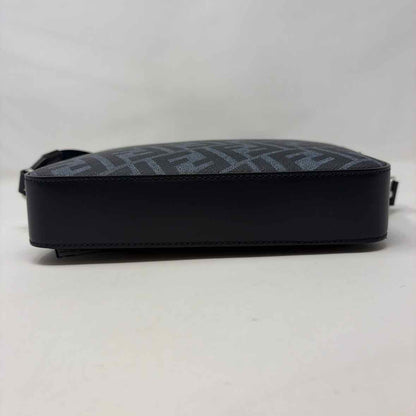Pre-Owned Fendi Navy Leather Designer Handbag