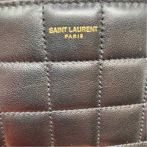 Pre-Owned Saint Laurent Black Leather Designer Handbag