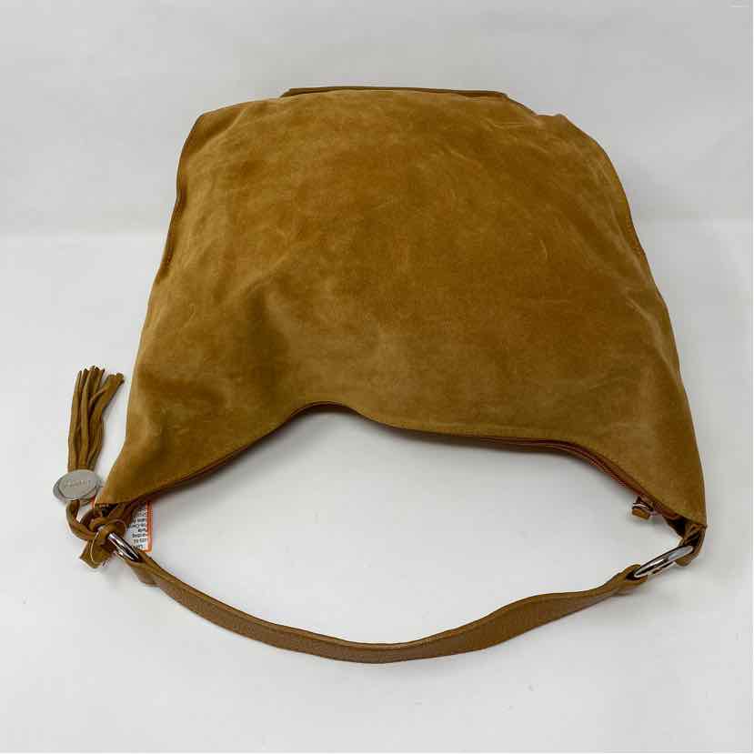 Pre-Owned Furla Tan Suede Handbag