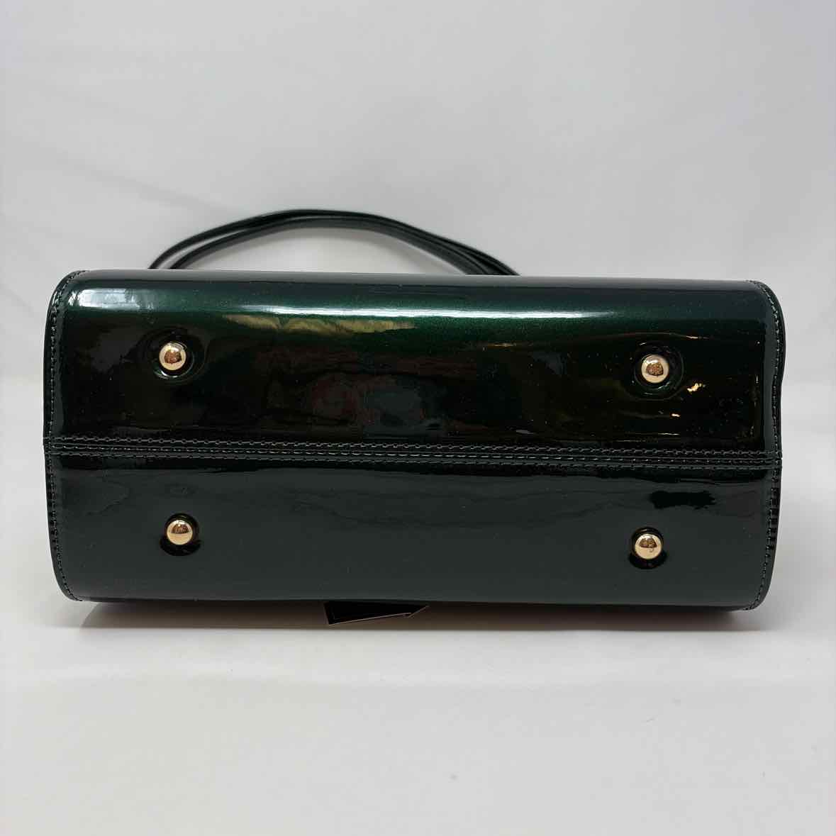 Green Patent Handbag