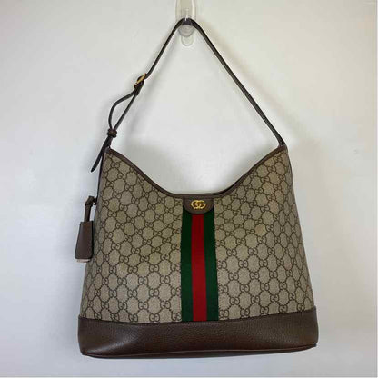 Pre-Owned Gucci Monogram Canvas Designer Handbag