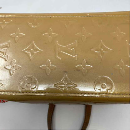 Pre-Owned Louis Vuitton Tan Patent Designer Handbag