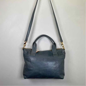 Pre-Owned Satchel Gray Leather Handbag