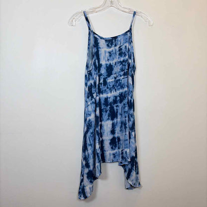 Pre-Owned Size XL Miken Mermaids Blue Multi Casual Dress