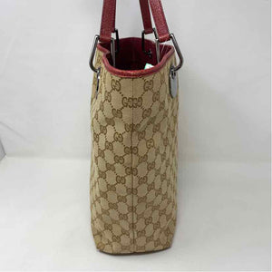 Pre-Owned Gucci Monogram Canvas Designer Handbag