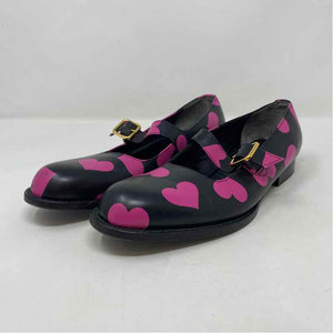 Pre-Owned Shoe Size 8.5 Comme des Garcons Black W/ Pink Loafer