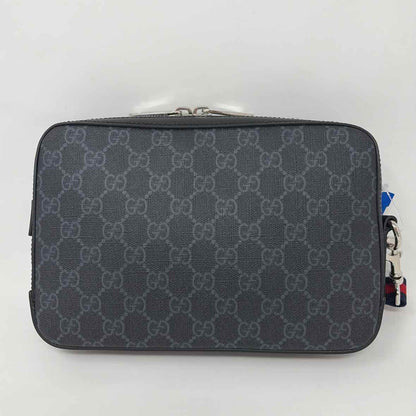Pre-Owned Gucci Black Canvas Designer Handbag