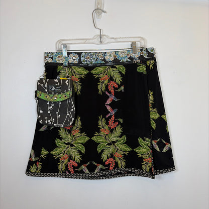 Pre-Owned Size L Zand Amsterdam Black Multi Skirt