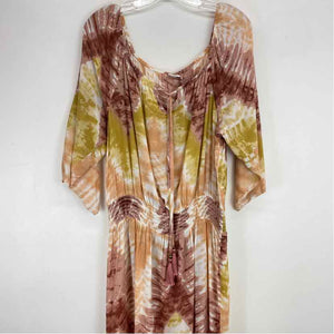 Pre-Owned Size L Lascana Tie-Dye Casual Dress