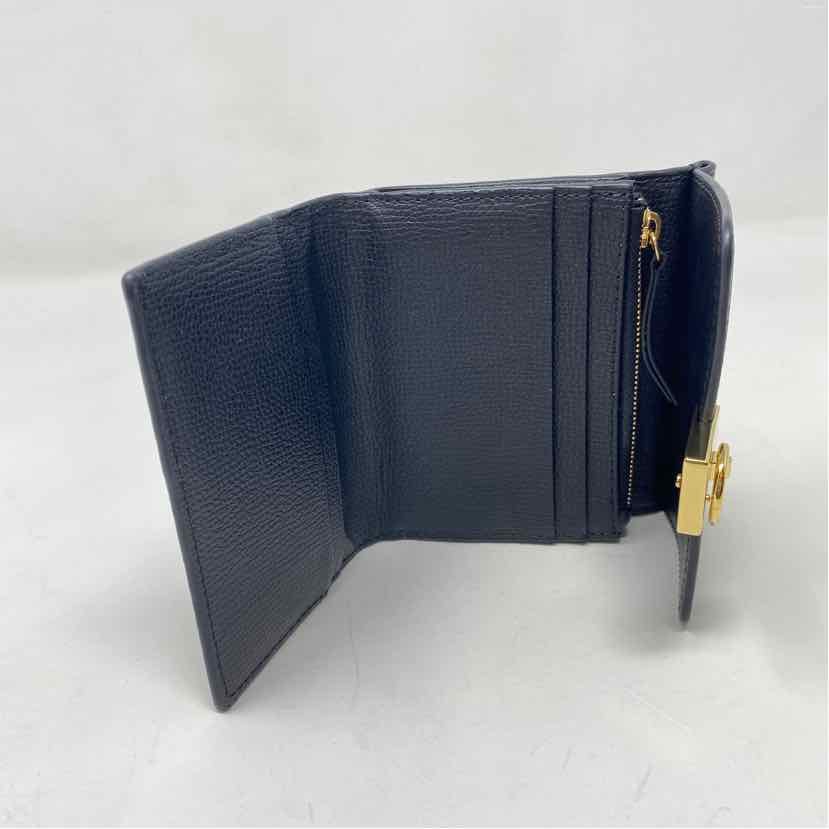 Pre-Owned Polene Black Leather Designer Wallet