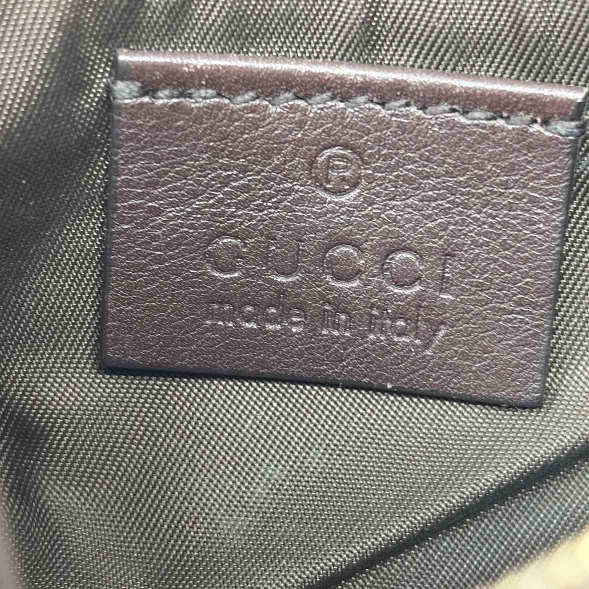 Pre-Owned Gucci Brown Leather Designer Handbag