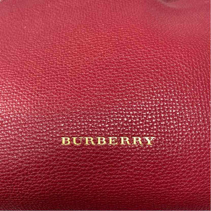 Pre-Owned Burberry Magenta Fabric Designer Handbag