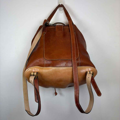 Pre-Owned Patricia Nash Cognac Leather Handbag