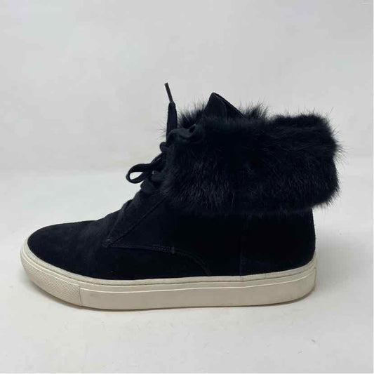 Pre-Owned Shoe Size 10 VINCE Black Sneaker