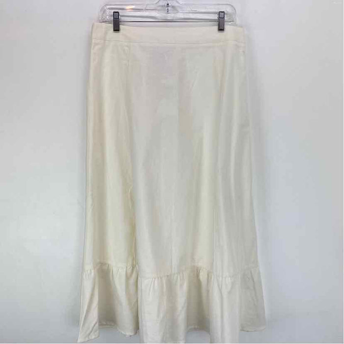 Pre-Owned Size XL OPT Cream Skirt