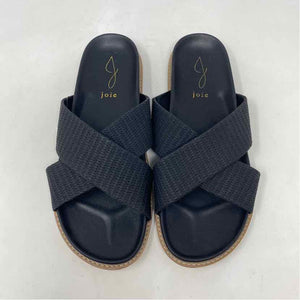 Pre-Owned Shoe Size 8.5 JOIE Black Sandals