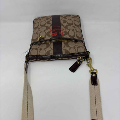 Pre-Owned Coach Brown Coated Canvas Handbag