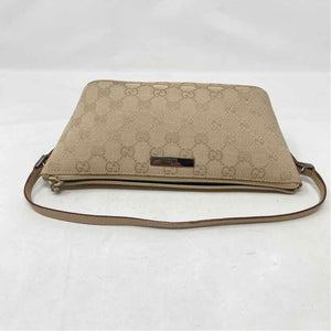 Pre-Owned Gucci Beige Canvas Designer Handbag