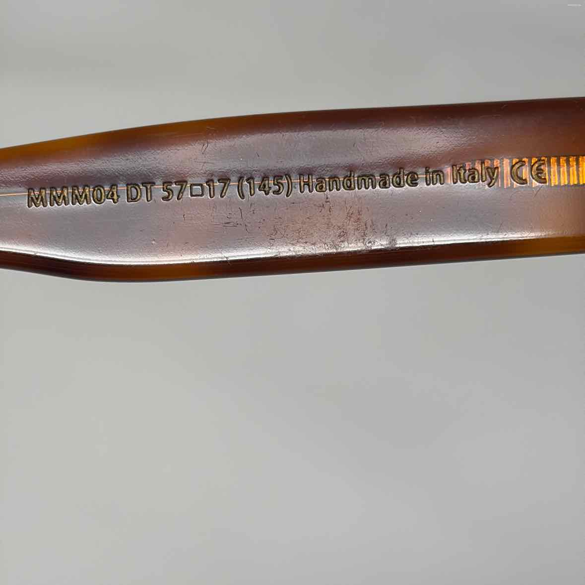 Pre-Owned Maison Margiela Brown Plastic Designer Sunglasses