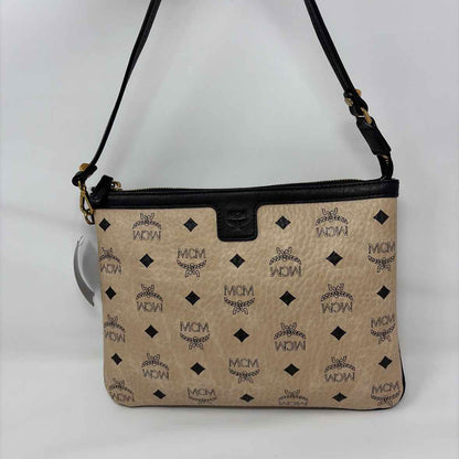 Pre-Owned MCM Beige Leather Designer Handbag