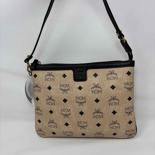 Pre-Owned MCM Beige Leather Designer Handbag