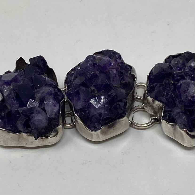 Pre-Owned Charles Albert Purple Stones Bracelet