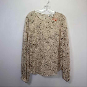Pre-Owned Size 14/L Veronica Bear Beige Top