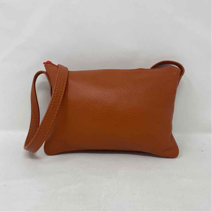 Pre-Owned Boutique Orange Leather Handbag