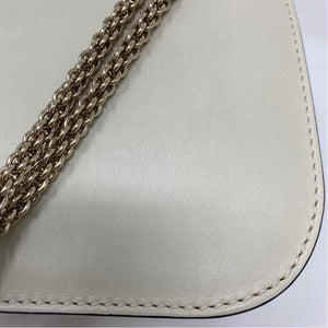 Pre-Owned Valentino Cream Leather Designer Handbag