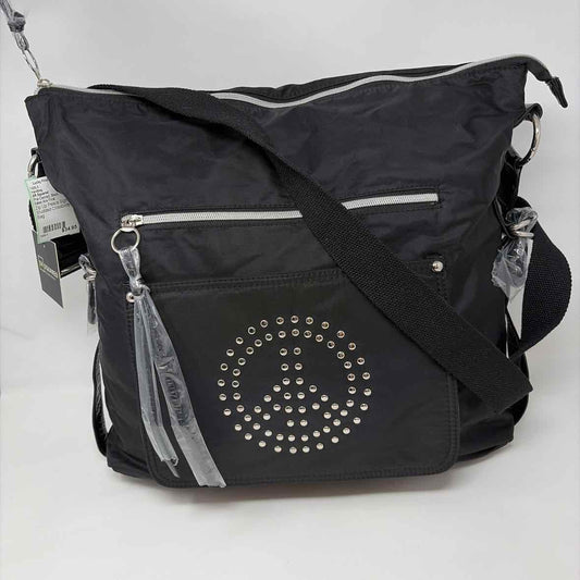 Pre-Owned SR Squared Black Nylon Handbag
