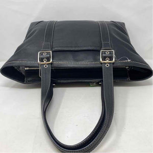 Pre-Owned Coach Black Leather Handbag