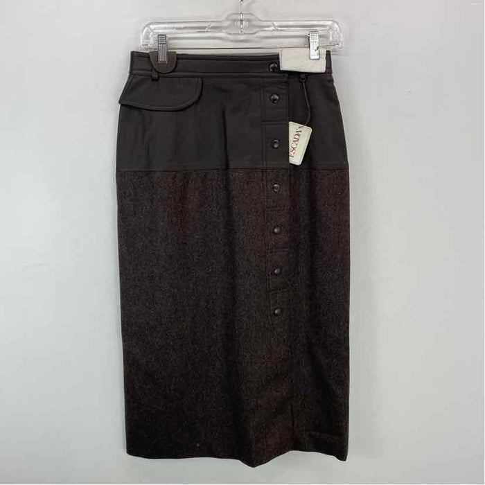 Pre-Owned Size S/M Escada Brown Skirt