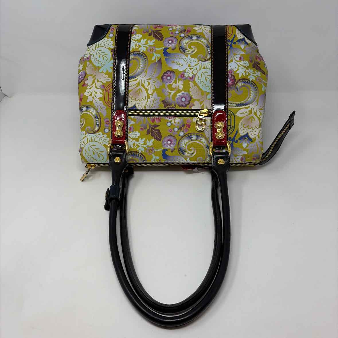 Pre-Owned Maria Orlandi Green Leather Handbag