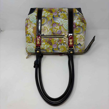 Pre-Owned Maria Orlandi Green Leather Handbag