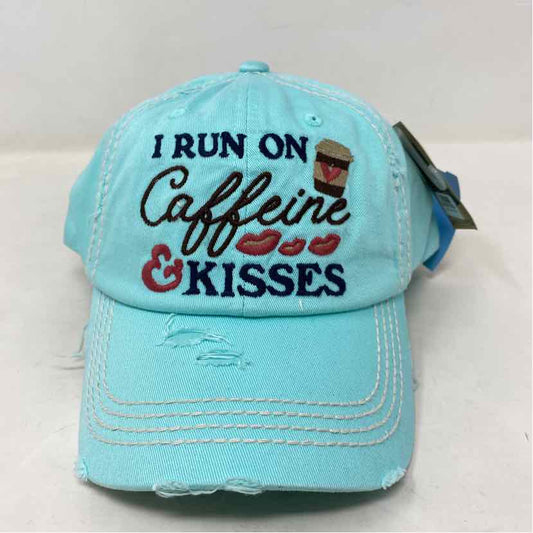 Pre-Owned Boutique Turq Multi Canvas Hat