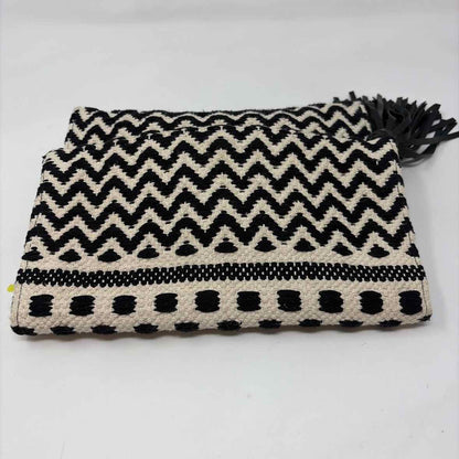 Pre-Owned Rebecca Minkoff Black/White Fabric Handbag