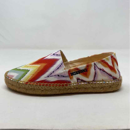 Pre-Owned Missoni Rainbow Canvas Shoe Size 6 Designer Shoes
